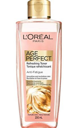 L'Oreal Paris Age Perfect Pürüzsüzleştirici ve Yorgunluk Karşıtı C Vitamini Canlandırıcı Tonik 200ml