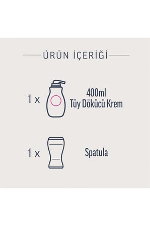 Professional Tüm Cilt Tipleri Tüy Dökücü Krem 2 x 400 ml Ekonomik Set
