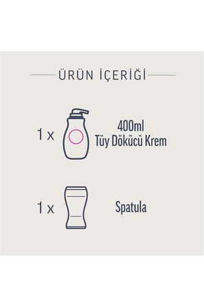 Professional Tüm Cilt Tipleri Tüy Dökücü Krem 2 x 400 ml Ekonomik Set