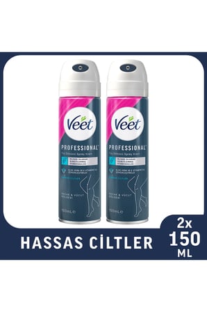 Professional Hassas Ciltler Tüy Dökücü Krem 150 ml x 2 Avantaj Paketi
