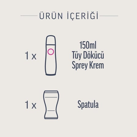  Veet Professional Tüy Dökücü Krem Sprey Bacak&Vücut Bölgesi Hassas Ciltler 150ml x3