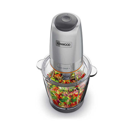 Kenwood CHP62.400SI Easy Chop+Cam Hazneli Doğrayıcı Blender Seti 