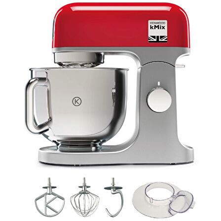 Kenwood KMX750RD kMix 1000W 5 Litre Mutfak Şefi - Silver / Kırmızı