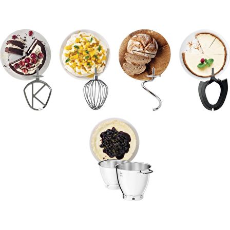 Kenwood KWL90.004SI Titanium Chef Pattisier Xl Isıtma Özellikli 1500 Watt 7 Lt Mutfak Şefi