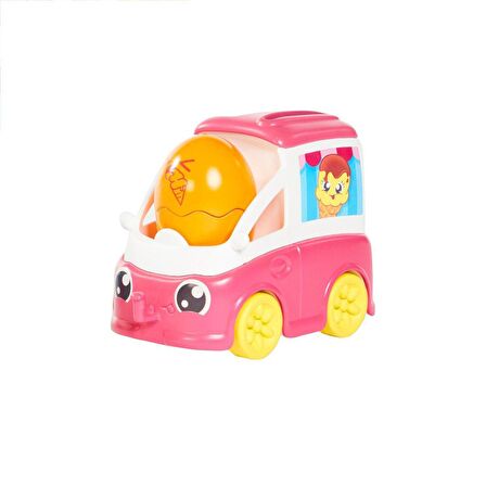 73095 Tomy, Yumurta Kamyonu, Fill & Pop Doughnut Truck -  Fill & Pop Ice Cream Van, 2 asorti 12-36 ay