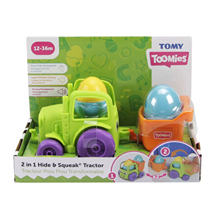 Tomy 2si 1 Arada Saklambaçlı Yumurta Traktörü 73219