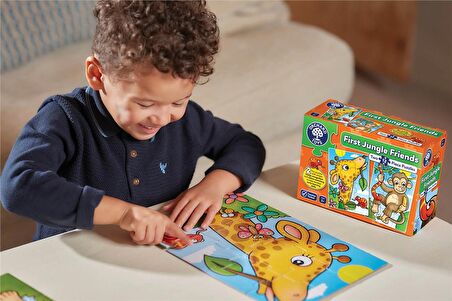 Orchard First Jungle Friends 2+ Yaş Büyük Boy Puzzle 2x12 Parça