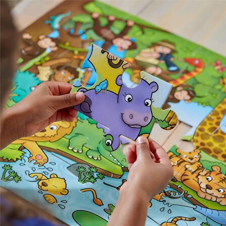 Orchard Who's in The Jungle 3 - 6 Yaş Büyük Boy Puzzle 25 Parça