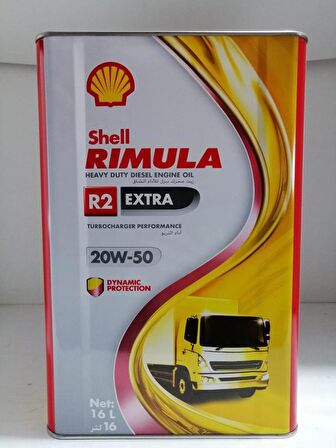 SHELL RİMULA R2 EXTRA 20W-50 16 Litre