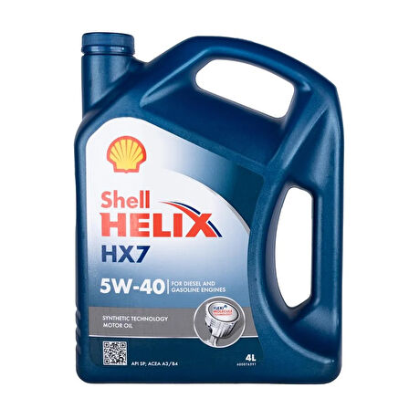 Shell 5W/40 Hx 7 4Lt  (Dizel & Benzinli)