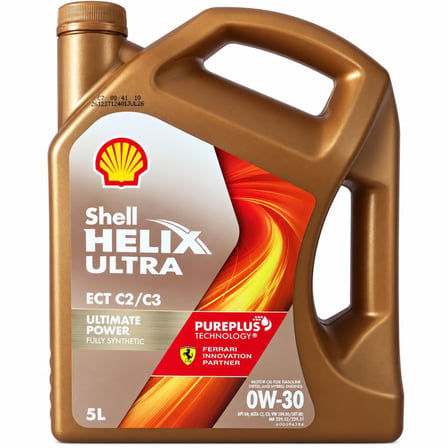 SHELL HELİX ULTRA ECT C2 C3 0W-30 MOTOR YAĞI 5 Litre