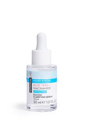 Botanicallab Aloevera Ve Niacinamide İçeren Akne Eğilimli Ciltler İçin Serum 30 ML