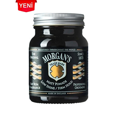 Morgan's Bay Rum Matt Pomade - Sert Tutuşlu Mat Pomad  100ml