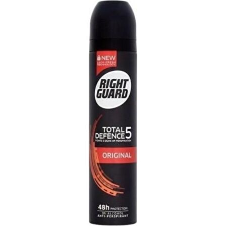 Right Guard Original Pudrasız Erkek Sprey Deodorant 250 ml