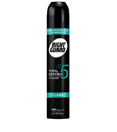 Right Guard Clean Pudrasız Leke Yapmayan Sprey Deodorant 250 ml
