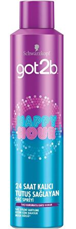 Got2b Happy Hour 24 Saat Kalıcı Tutuş Sağlayan Saç Spreyi 300 Ml