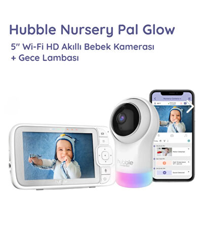 Nursery Pal Glow+ Wifi Bebek 5" Hd Wi-fi Dijital Bebek Kamerası