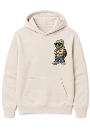 Erkek Çocuk Kapüşonlu Baskılı Sweatshirt – Kanguru Cepli Günlük Hoodie