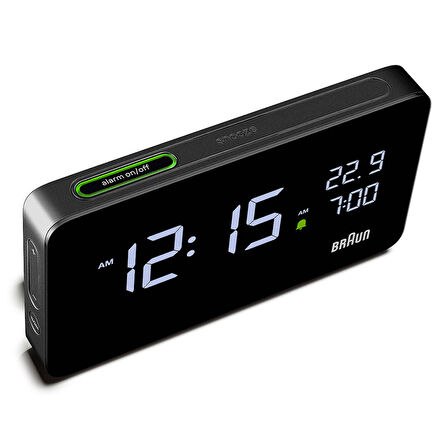 Braun BC20BEU Siyah Dijital Alarmlı Masa Saati