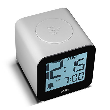 Braun BC25WP Beyaz Time Speaking Dijital Alarmlı Masa Saati
