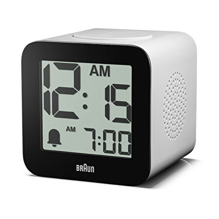 Braun BC25WP Beyaz Time Speaking Dijital Alarmlı Masa Saati