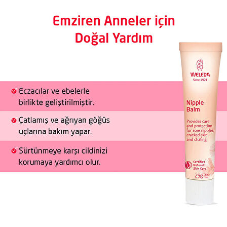 Weleda Organik Göğüs Ucu Bakım Kremi 25g