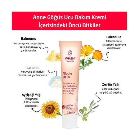 Weleda Organik Göğüs Ucu Bakım Kremi 25g