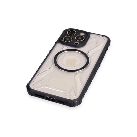 Apple iPhone 12 Pro Kılıf Prag Magneticsafe Kapak - Siyah
