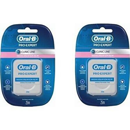 Oral-B Pro-Expert Clinic Line Diş İpi 25m 2 Adet