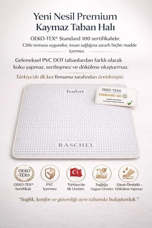 Halı Bej Yıkanabilir Kaymaz Taban Peluş