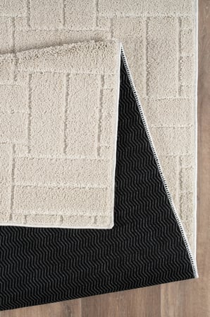 Salon Halısı Krem Kaymaz Taban Yumuşak Dokuma