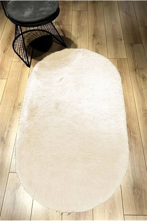 Yolluk Krem Kaymaz Taban Peluş Oval