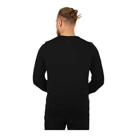 Bisiklet Yaka Desenli Erkek Triko