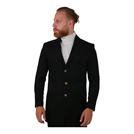 Erkek Kruvaze Yaka Kaban 