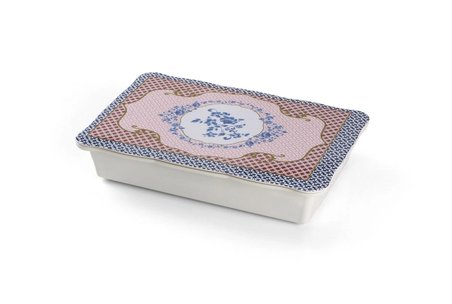 MELAMİN 6'LI KAHVALTILIK CAM KASE İÇİN ÖZEL SİLİKON KAPAKLI  36 X 24 CM YÜKS:7 CM-14 pç.