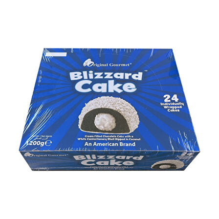 ORIGINAL GOURMET Blizzard Kek 50 gr 24 Adet