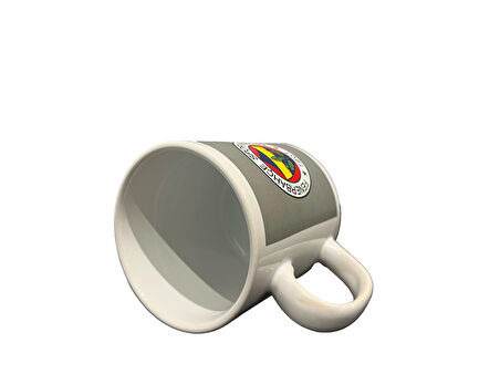Fenerbahçe Lisanslı Kupa Fenerbahçe Yazılı Mug Hediye Ahşap Kutulu