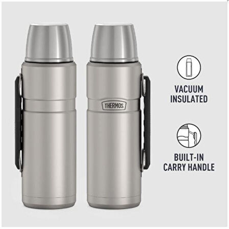 Thermos SK2010 Stainless King Large 1.2L-Matte Black