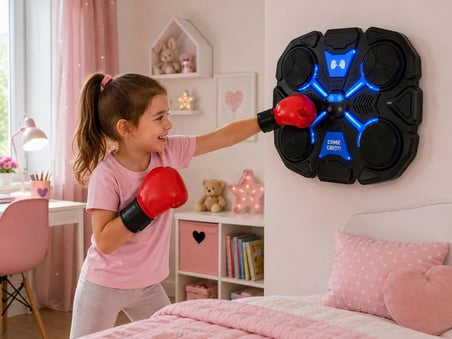 Eğlenceli Box Makinesi Işıklı Müzikli Bluetooth Bağlantılı  