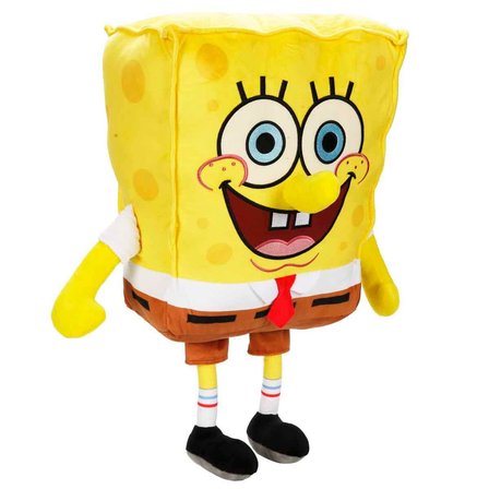 Sünger Bob Kare Pantolon Peluş 50 cm - Orijinal Lisanslı Büyük Boy