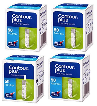 Contour Plus Test Stripleri 50'li x 4 Adet