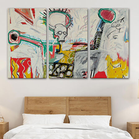 Jean Michel Basquiat'in Untitled 1982 Kanvas Tablo-5016