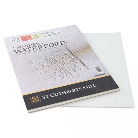 Saunders Waterford Hot Pressed 23x31cm 300gr 12 Yaprak Profesyonel Suluboya Blok / T46230001011C