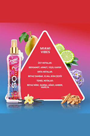 So…? Miami Vibes Vücut Spreyi 200ml