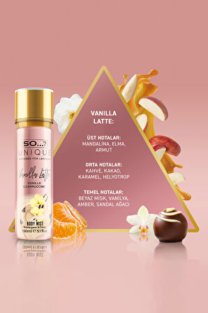 So…? Unique Vanilla Latte Vücut Spreyi 150ml