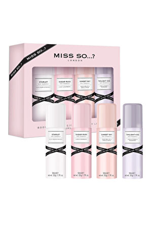 So...? Miss So Mini Galore Parfüm Mist Hediye Seti (4x50ml)