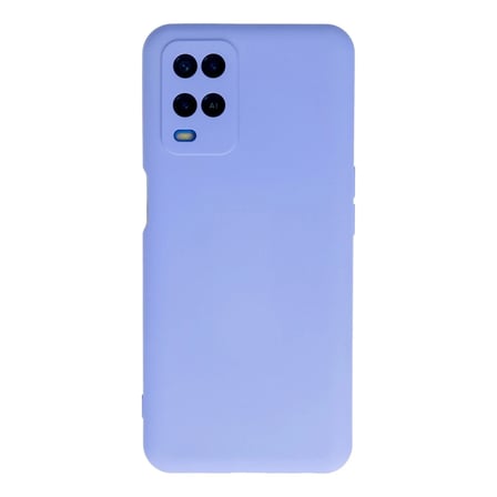 Oppo A54 4G Kılıf Nano içi Kadife Silikon - Lila