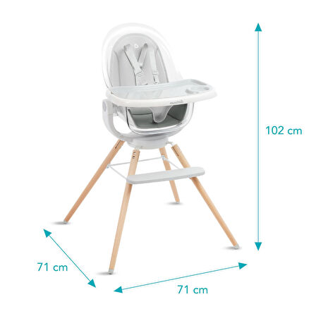 Munchkin Çok Amaçlı Mama Sandalyesi Gri 