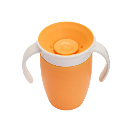 Munchkin Mucize  360°   Wildlove Alıştırma Bardağı 6ay+ 207ml, Turuncu 