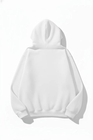 Unisex Yumuşak Dokulu 3'lü Dudak Baskılı Tasarım Oversize 3 İplik Hoodie Sweatshirt